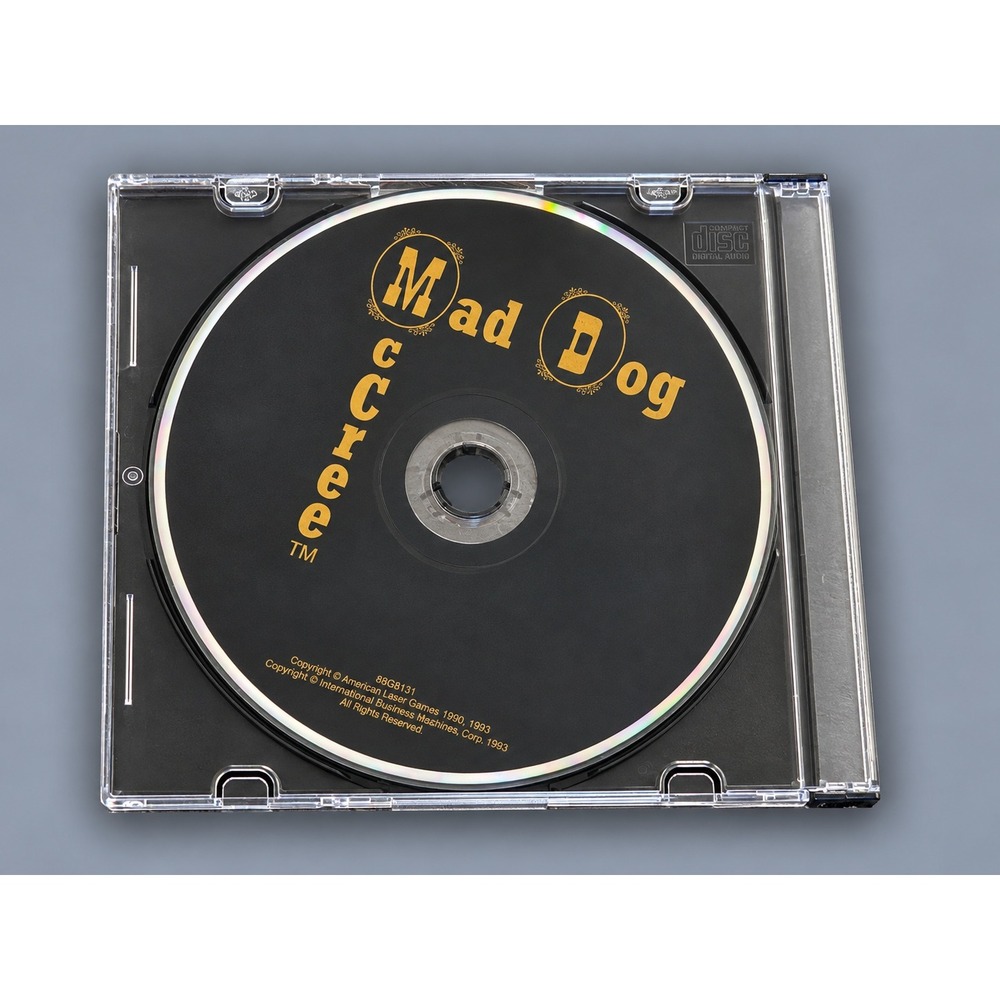 American Laser Games Mad Dog McCree PC CD-ROM OS Black Good Original Disc